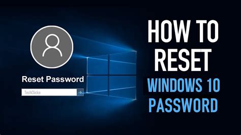How To Reset Forgotten Windows 10 8 7 Password