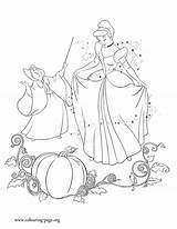 Cinderella Godmother Cendrillon Cenicienta Ceni Coloriages sketch template