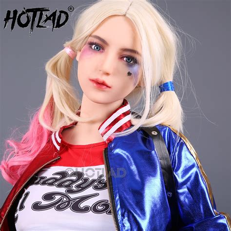 clown lady anime sex doll harley cosplay lifelike silicone sex doll big