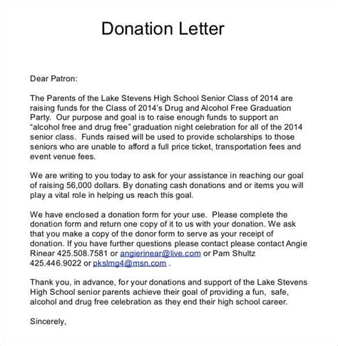 donation letter templates    premium templates