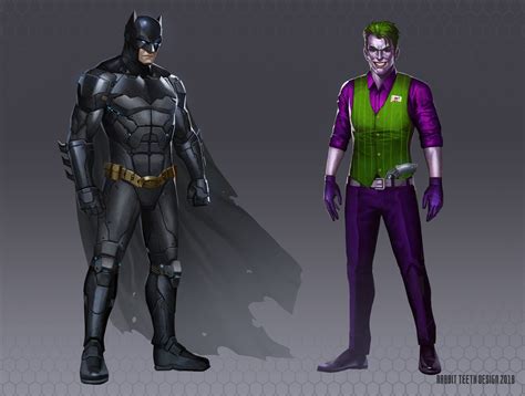 Artstation Dark Knight And Joker Character Design Kuruka Art