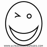 Coloring Wink Pages Emoji Print Ultracoloringpages sketch template