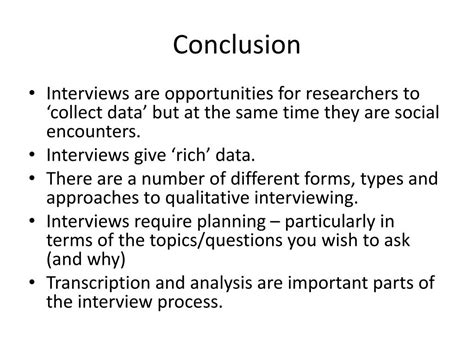 ii qualitative research methods week  interviewing powerpoint
