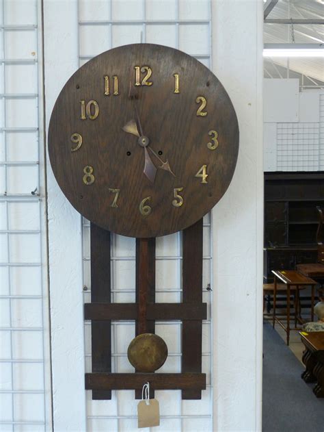 arts crafts clock clock antique clocks retro clock
