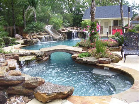 simple luxury pools  waterfalls   ideas home decorating ideas