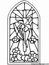 Coloring Pages Lent Cross Glass Stained Religious Easter Color Printable Christian Methodist Kids Colouring Print Getcolorings Adult Roundup Getdrawings Template sketch template