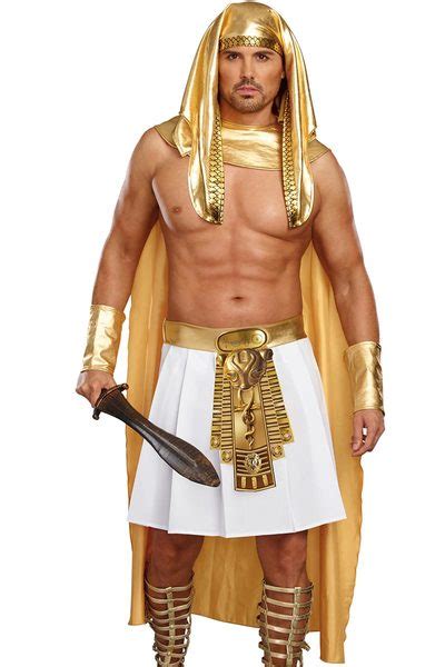 egyptian god mens costume men s five piece pharaoh set 3wishes