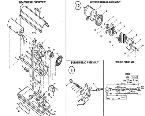 reddy heater replacement parts diagram