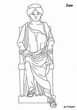 Ausmalbilder Juno Romer Tijd Romeinse Colouring Hemels Era Malvorlage Gladiator Stimmen Zo sketch template