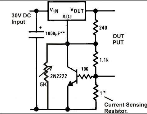 lm current control circuit power supply circuit circuit projects electronic circuit projects
