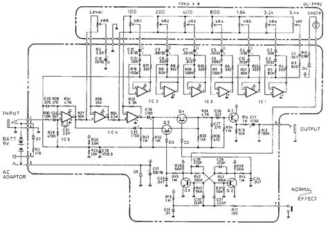 boss ge  equalizer guitar pedal schematic diagram  repository circuits  nextgr