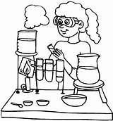 Chemistry Educative Educativeprintable Chemist Elements sketch template