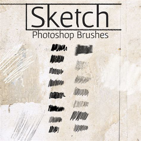 photoshop sketch brushes photoshop brushes