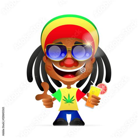 jamaican guy illustration buy this stock vector and explore similar