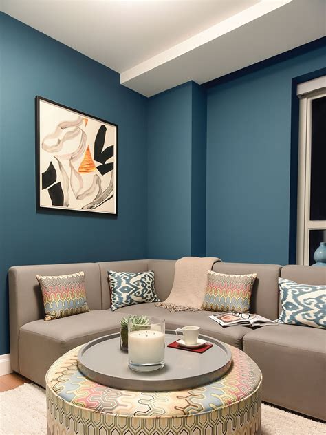 color   month june  bluestone living room wall color room