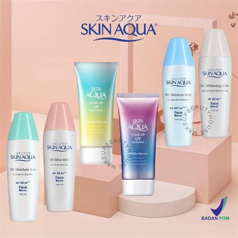 raya  skin aqua sunscreen series gr moisture milk moisture