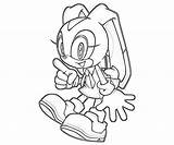 Cream Coloring Pages Rabbit Sonic Generations Printable Action Cartoon Color Play Others Cartoons Another Surfing sketch template