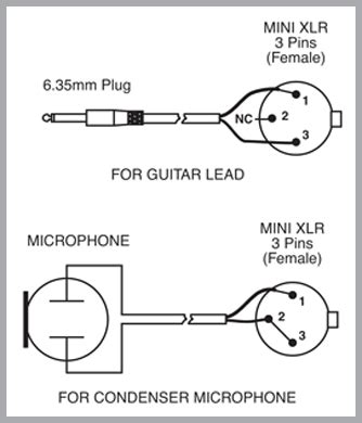 microphone plug wiring schematic