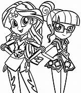 Equestria Fashionable Xcolorings sketch template