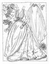 Paper Dolls Victorian Coloring Printable Ventura Brides Charles Picasaweb Google sketch template