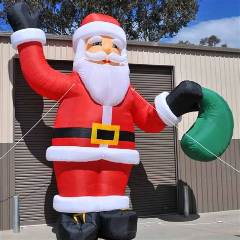 giant christmas santa claus inflatable large outdoor decoration