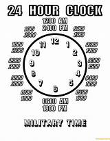 Clock Hour 24 Military Printable Coloring Online Pages Gif Print Color Coloringpagesonly sketch template