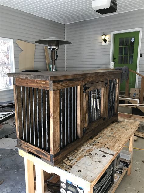 build  indoor dog kennel  woodworks  build custom furniture diy guides