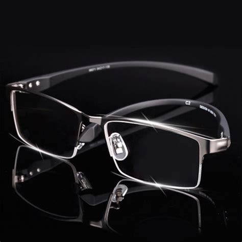 jie b business full rim titanium alloy eyeglasses frame for men eyewear
