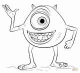 Mike Coloring Wazowski Pages Inc Monster Printable Draw Drawings Drawing Disney Monsters Sheets Sully Things Supercoloring Marker Stranger Sketches Challenges sketch template