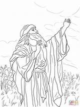 Isaiah Prophet Jesaja Profeta Isaia Prorok Kolorowanka Sylwetki Gratis Christentum sketch template