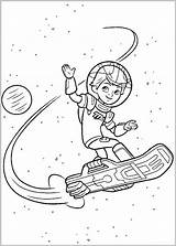 Coloring Pages Miles Tomorrowland Print Color sketch template