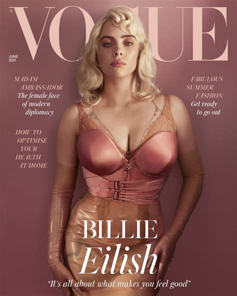 billie eilish poses  vogue shows   curves  stunning     tells fans
