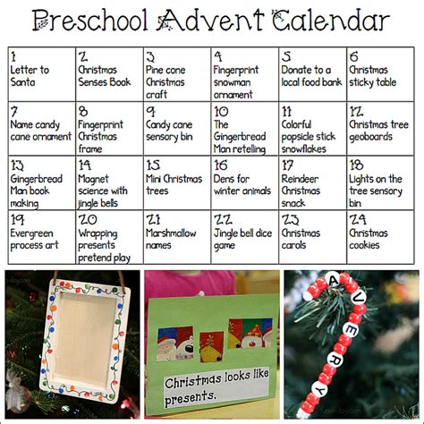 printable advent calendar ideas
