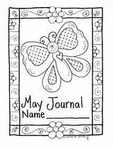 Journal Writing Cover May Covers Choose Board School sketch template