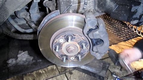 mazda  front brake pads replacement youtube