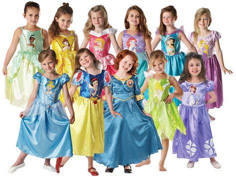 disney princess girls fancy dress kids costume childrens child outfit