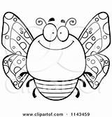 Butterfly Chubby Clipart Cartoon Smiling Thoman Cory Depressed Vector Outlined Coloring Sad Drunk Surprised Bored Royalty 2021 Clipartof Protected Collc0121 sketch template