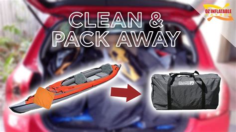 clean  pack   advanced elements inflatable kayak