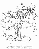 Coloring Pages Kids Rainy Raining Colouring Color Sheets Print Develop Recognition Creativity Ages Skills Focus Motor Way Fun Popular Printable sketch template