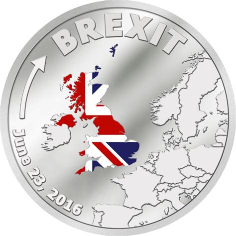 brexit   reality  cits latest coin marks  historic event agaunews