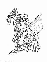 Coloring Fairy Pages Sheet Printable Girls Fairies Disney sketch template