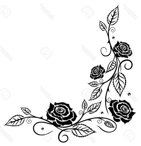 rose border coloring pages coloring pages