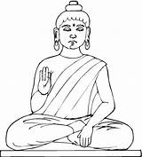 Buddha Coloring Pages Printable Statue Buda Color Sheets Colouring Para Pintar Buddhism Print Religions Clipart Buddhist Getcolorings Visit Popular Comments sketch template