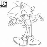 Sonic Hedgehog Skateboard sketch template