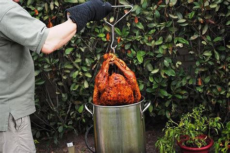 video how to deep fry a turkey now magazine