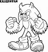 Sonic Coloring Pages Lost Exe Boom Werehog Template Nicepng sketch template