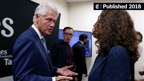 lewinsky and trump shadow bill clinton on book tour the new york times