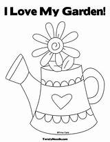 Coloring Garden Pages Preschool Sheets Gardening Kids Color Tools Printable Sprout Pbs Print School Spring Watering Colouring Cute God Made sketch template