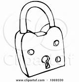 Padlock Clipart Outlined Illustration Royalty Djart Vector Dennis Cox Small Clipground 2021 sketch template