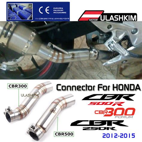 cbrr cbr  connector  honda    motorcycle exhaust contact middle pipe cbr
